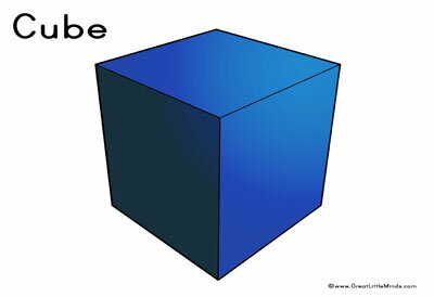 3d shapes cube 3 d cube