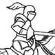 knight on horse