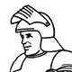 medieval knight with two handed sword