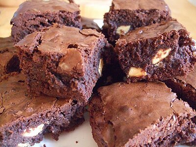 chocolate brownie pieces