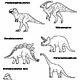 dinosaur word match